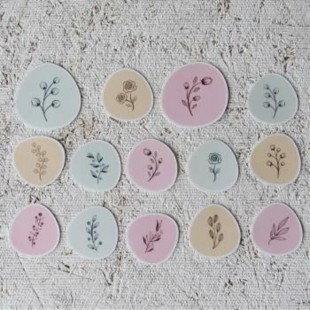 pastilles fleurs