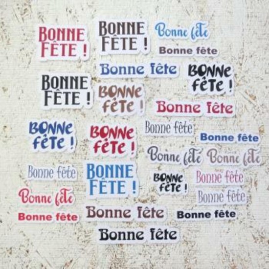 11JAN24D- Découpes souhait bonne fête 