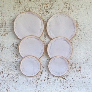 1JAN25T- Cercle textile blanc