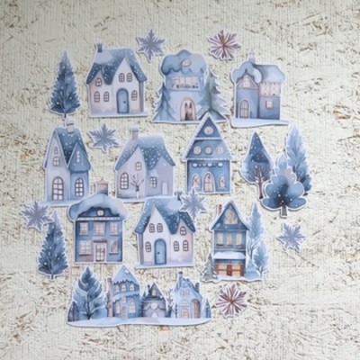 5MAR25D- Petites maisons bleues