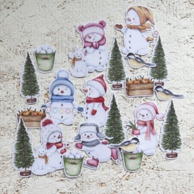 8MAR25D- Bonhomme de neige