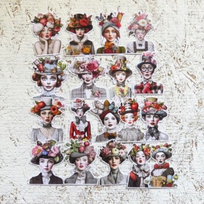 17SEPT25ATC- Mini personnages fleurit