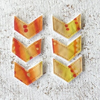 19AV26T- Chevron orange-1