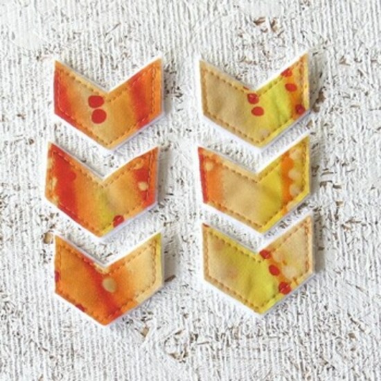 19AV26T- Chevron orange-1