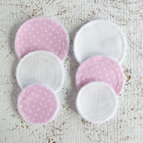 8MAI26T- Cercle rose & blanc