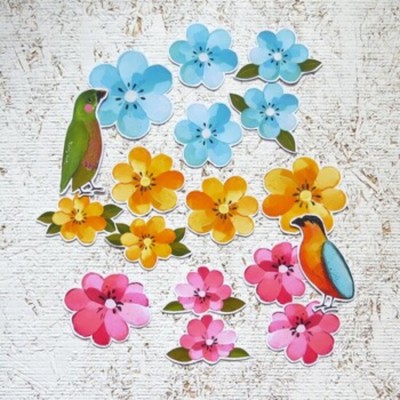19JN26- D- Fleurs et oiseaux (Frida)