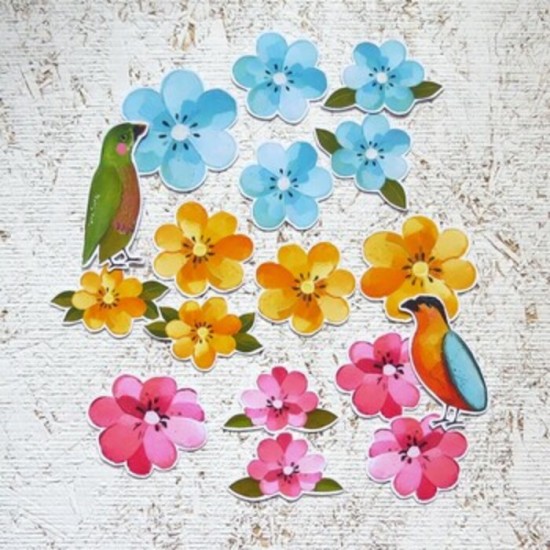 19JN26- D- Fleurs et oiseaux (Frida)