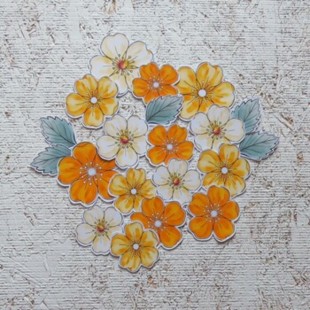 8JL26D- Fleurs jaunes d'été
