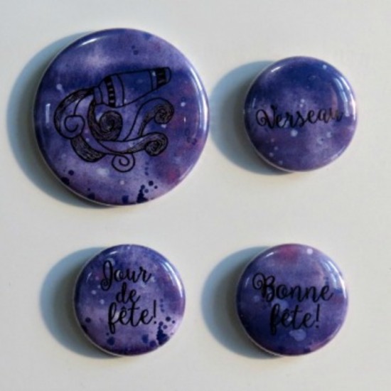 badge horoscope-verseau-mauve