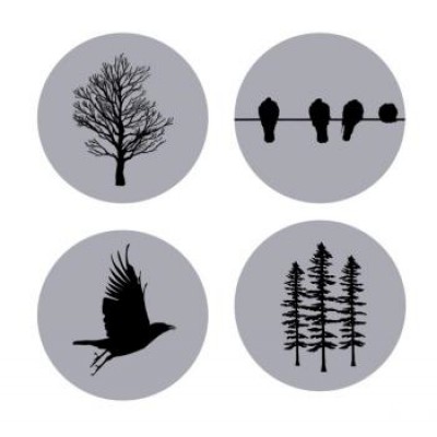 Collection grise- gros badges image