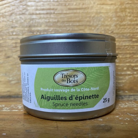 Aiguilles d'épinette moulues
