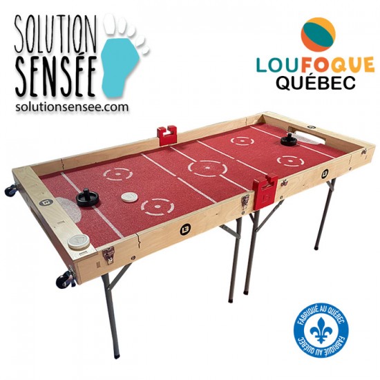 Beyond Air Hockey table de Air Hockey pliante avec roues 