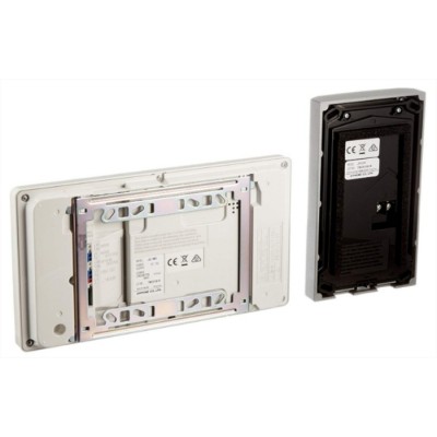Aiphone JOS-1F Entry Security Intercom Box Set avec station de porte encastrée anti-vandalisme, vidéo 7 ", comprend JO-DVF, JO-1MD, PS-1820UL