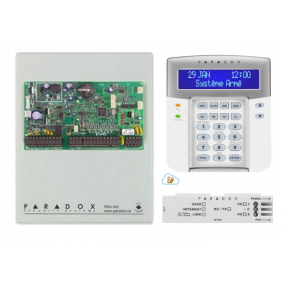 Ensemble Paradox Evo192 avec Clavier K641+ et module internet IP150 / IP180