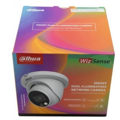Caméra Dahua IP 4MP N42DJS2, vision nuit couleur, fente carte microSD, micro intégré, lentille fixe 2.8mm