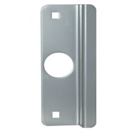 Plaque protectrice pour pêne sur porte aluminium...