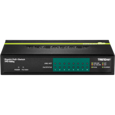 Switch TRENDnet 8 ports PoE+ Gigabit 61W total