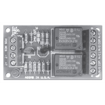 Relais déclenchement sensible 12/24VDC@7A / 10A@125VAC  ( 4 modules )