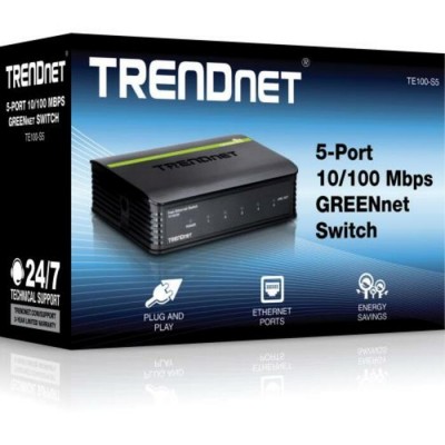 TRENDNET switch 5 ports 10/100Mb/s