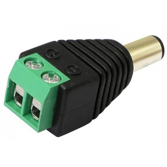 Connecteur mâle 2.1mm pour alimentation caméra...