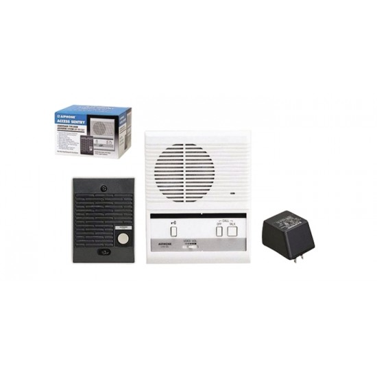 Aiphone LEM-1DLS Single-Door Access Sentry System Starter Kit with One Master Intercom