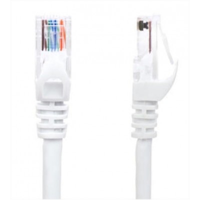 25pi CAT5E 350MHz UTP 24AWG câble réseau Ethernet - Blanc