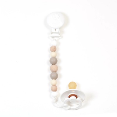 Attache-suce texturé taupe Bulle 