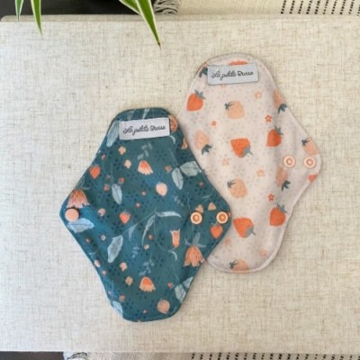Serviette hygiénique protège-dessous Fraise La...