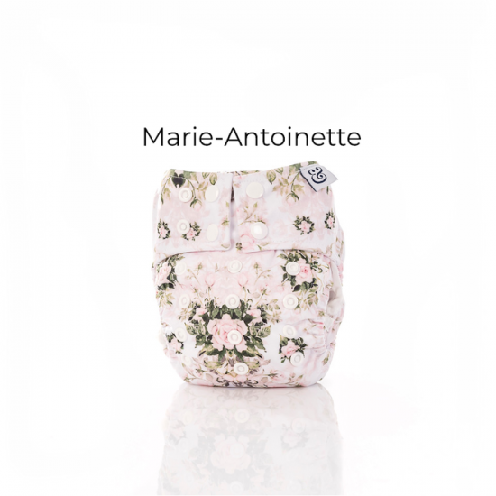 Couche lavable nouveau-né Marie-Antoinette Mme&Co (6-20 lbs)