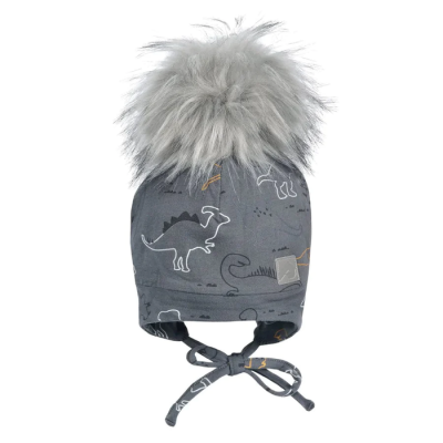 Tuque en coton doublée polar dino Perlimpinpin