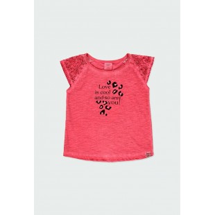 T-shirt couleur framboise Boboli