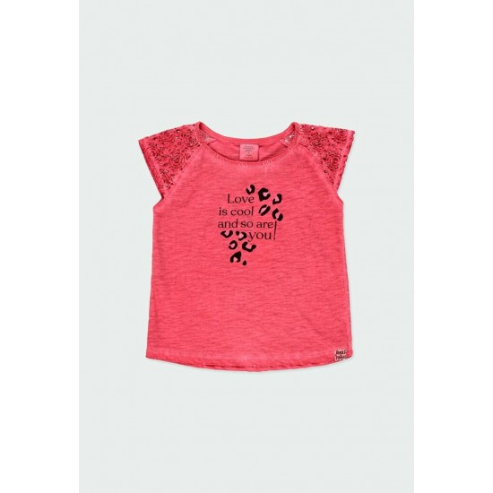 T-shirt couleur framboise Boboli