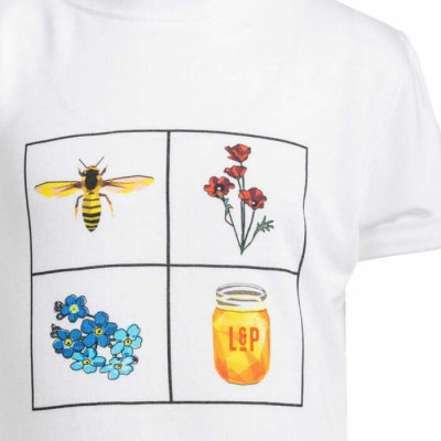 T-shirt blanc LP