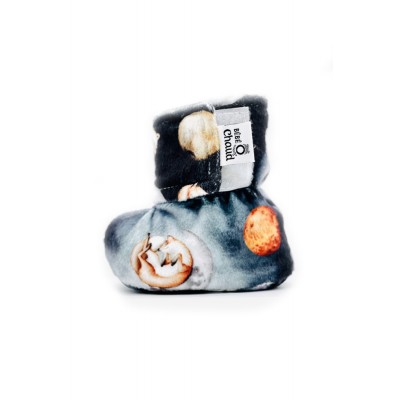 Pantoufle bébé O chaud Univers endormi