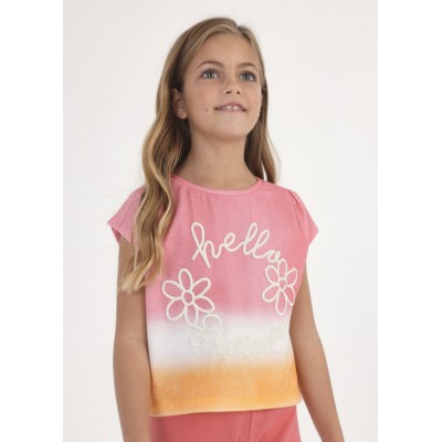T-shirt tie-dye pour fille Mayoral 