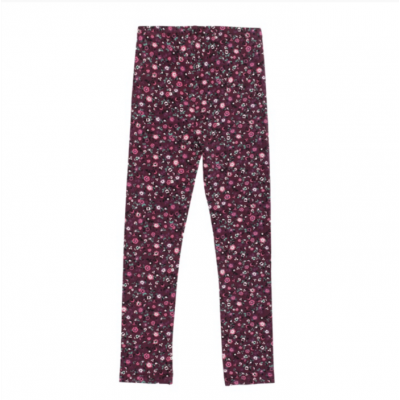 Legging prune à motifs Nanö