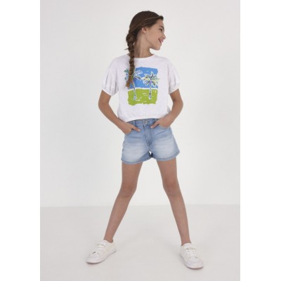 Nouveauté Short en jeans clair Mayoral