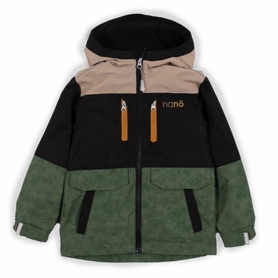 Manteau mi-saison vert et noir Nanö 