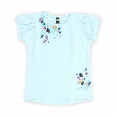 T-shirt turquoise bébé fille Nanö 