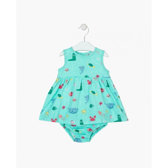 Robe turquoise Losan