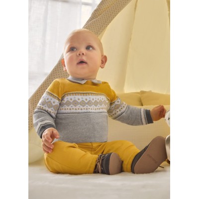 Chandail tricot jaune Mayoral 