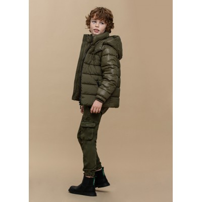 Pantalon pour garçon et adolescent cargo vert...
