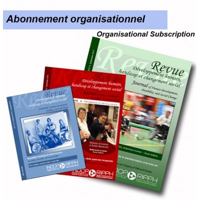 Abonnement organisationnel - Revue