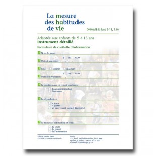 Enfants 5-13 ans - Formulaire Détaillé MHAVIE...