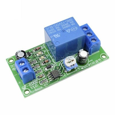 DC 12V  Delay/Timer Relay Switch Adjustable  0-60...