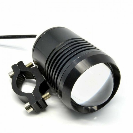 Black 30W LED HeadLight Spot Fog Lights Motorcycle ATV Bike Car Bulb