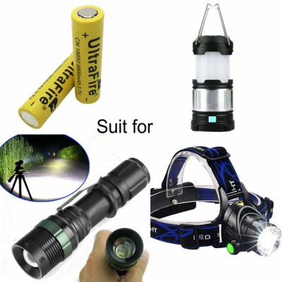 18650 Li-ion Battery 9800mAh 3.7V Rechargeable for Flashlight Torch