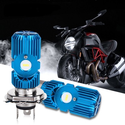 H4 Motorcycle LED Headlight Bulb Lamp DC 12V...