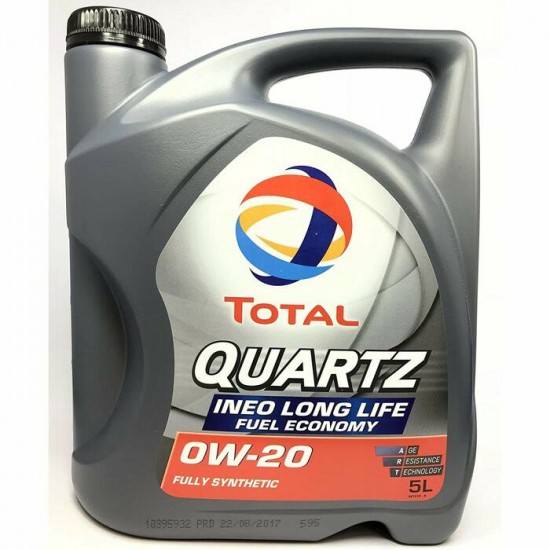 Total Quartz 0w20 Ineo 5L with the new standards...