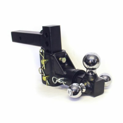 ADJUSTABLE TRI-BALL MOUNT 2'' X 2'', ROUND SHANK AND HOLE 1 1/4''